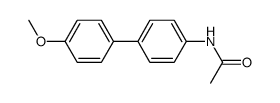 N-(4'-methoxy-[1,1'-biphenyl]-4-yl)acetamide结构式