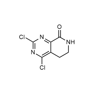 2,4-二氯-6,7-二氢吡啶[3,4-d]嘧啶-8(5H)-酮结构式