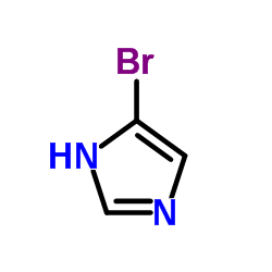 4-溴-1H-咪唑结构式