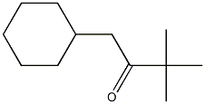1-环己基-3,3-二甲基丁烷-2-酮结构式