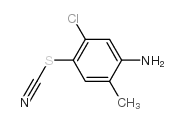 5-氯-2-甲基-4-硫代氰酰基苯胺结构式