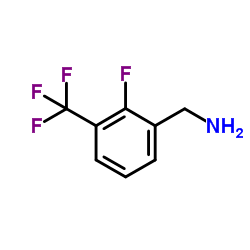 2-氟-3-(三氟甲基)苄胺结构式