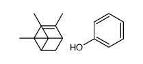 phenol,4,6,6-trimethylbicyclo[3.1.1]hept-3-ene Structure