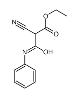 2-Cyano-3-oxo-3-(phenylamino)propanoic acid ethyl ester Structure