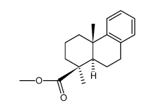 Podocarpa-8,11,13-trien-19-oic acid methyl ester结构式