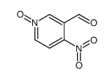 4-硝基-3-吡啶甲醛 1-氧化物结构式