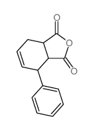 1,3-Isobenzofurandione,3a,4,7,7a-tetrahydro-4-phenyl- Structure