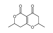 2,7-dimethyl-2,3,7,8-tetrahydropyrano[4,3-b]pyran-4,5-dione结构式