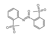 bis-(2-methanesulfonyl-phenyl)-diazene-N-oxide结构式