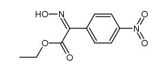 ethyl 2-(4-nitrophenyl)-2-oximinoacetate Structure