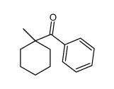 (1-methylcyclohexyl)-phenylmethanone结构式