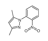 3,5-dimethyl-1-(2-nitrophenyl)pyrazole Structure