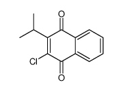 2-chloro-3-propan-2-ylnaphthalene-1,4-dione结构式