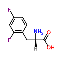 (S)-2-Amino-3-(2,4-difluorophenyl)propanoicacid结构式