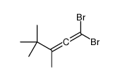 1,1-dibromo-3,4,4-trimethylpenta-1,2-diene Structure