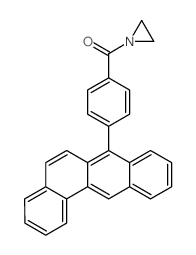 aziridin-1-yl-(4-benzo[a]anthracen-7-ylphenyl)methanone结构式