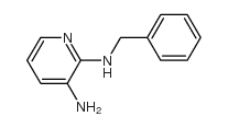 2-苄基氨基-3-氨基吡啶结构式