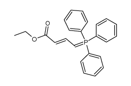 ethyl 4-(triphenylphosphoranylidene)-(2E)-2-butenoate Structure