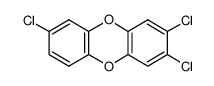 2,3,7-三氯二苯并-对-二恶英结构式
