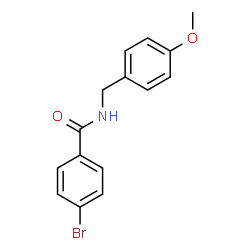 4-Bromo-N-(4-methoxybenzyl)benzamide结构式