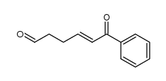 (E)-6-oxo-6-phenyl-4-hexenal结构式