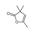 3,3,5-trimethylfuran-2-one结构式
