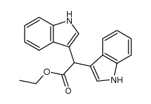 ethyl 2-(1H-indol-2-yl)-2-(1H-indol-3-yl)acetate Structure