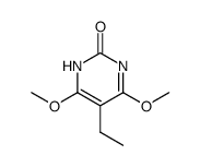 2(1H)-Pyrimidinone, 5-ethyl-4,6-dimethoxy- (9CI)结构式