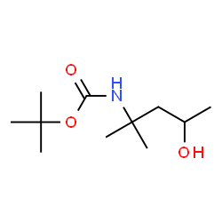 Carbamic acid, (3-hydroxy-1,1-dimethylbutyl)-, 1,1-dimethylethyl ester (9CI) Structure