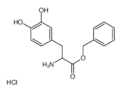 [3-(3,4-dihydroxyphenyl)-1-oxo-1-phenylmethoxypropan-2-yl]azanium,chloride结构式
