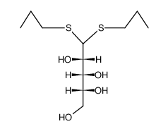 D-arabinose dipropyl dithioacetal Structure