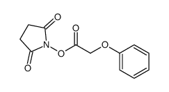 2,5-二氧代吡咯烷-1-基 2-苯氧基乙酸酯结构式