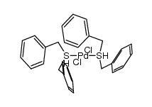 dichlorobis (dibenzyl sulfide) palladium (II) Structure