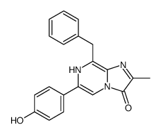 3,7-dihydro-2-methyl-6-(p-hyroxyphenyl)-8-benzylimidazolo[1,2-a]pyrazin-3-one Structure