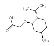 (-)-孟氧基乙酸结构式