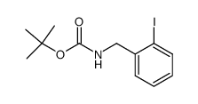 (2-碘-苄基)-氨基甲酸叔丁酯结构式