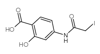 Salicylic acid, 4- (2-iodoacetamido)-结构式