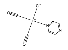 [-cis-Ir(CO)2Cl(pyrazine)] Structure