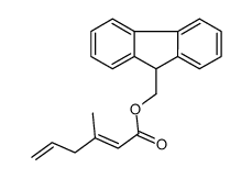 9H-fluoren-9-ylmethyl 3-methylhexa-2,5-dienoate Structure