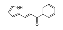 1-Phenyl-3-(1H-pyrrol-2-yl)-2-propen-1-one结构式