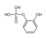 2-hydroxyphenyl dihydrogen phosphate Structure