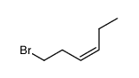 (Z)-1-Bromo-3-hexene Structure