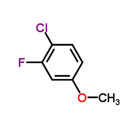 1-Chloro-2-fluoro-4-methoxybenzene structure