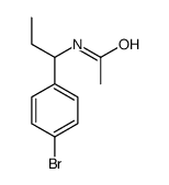 N-[1-(4-bromophenyl)propyl]acetamide Structure