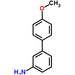 4′-甲氧基[1,1′-联苯]-3-胺结构式
