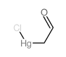chloro(2-oxoethyl)mercury Structure