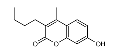 3-butyl-7-hydroxy-4-methylchromen-2-one Structure
