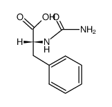 (R)-3-phenyl-2-ureido-propionic acid结构式