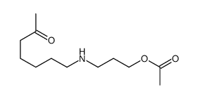Acetic acid 3-(acetylpentylamino)propyl ester Structure