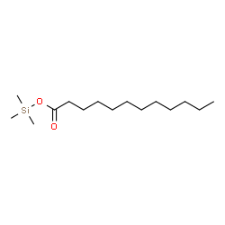 Dodecanoic acid trimethylsilyl ester Structure